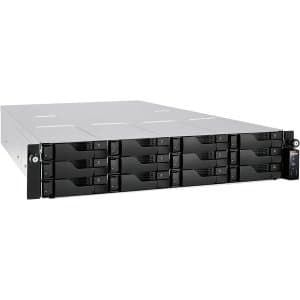 Asustor AS6512RD NAS Rack 2U com Intel Atom C3538, 8GB DDR4, até 12 Discos e PSU Dupla