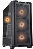 Cougar MX600 RGB Full Tower E-ATX com Janela de Vidro e 3x Ventoinhas 140mm Preta