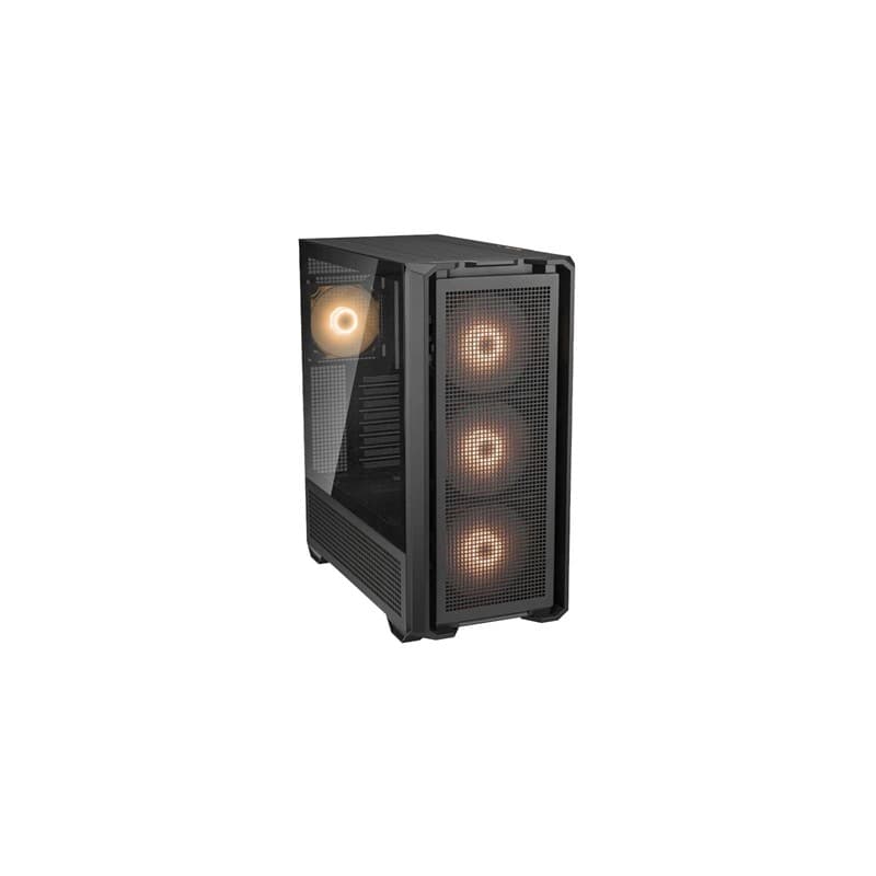 Caixa Cougar Mini Tower MX600 Mini Rgb Preto