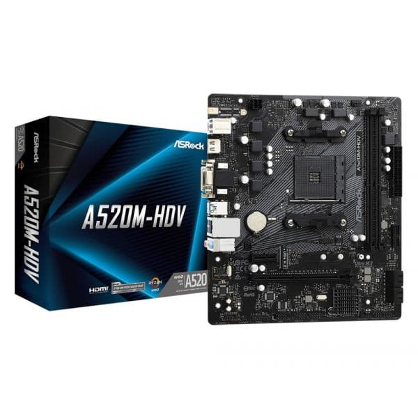 Motherboard Asrock A520M-HDV SKT AM4 - 90-MXBE50-A0UAYZ