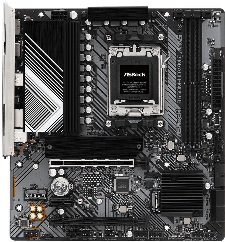 Motherboard ASRock B650M HDV/M.2 AM5 Matx Hdmi/dp DDR5 - 90-MXBLA0-A0UAYZ