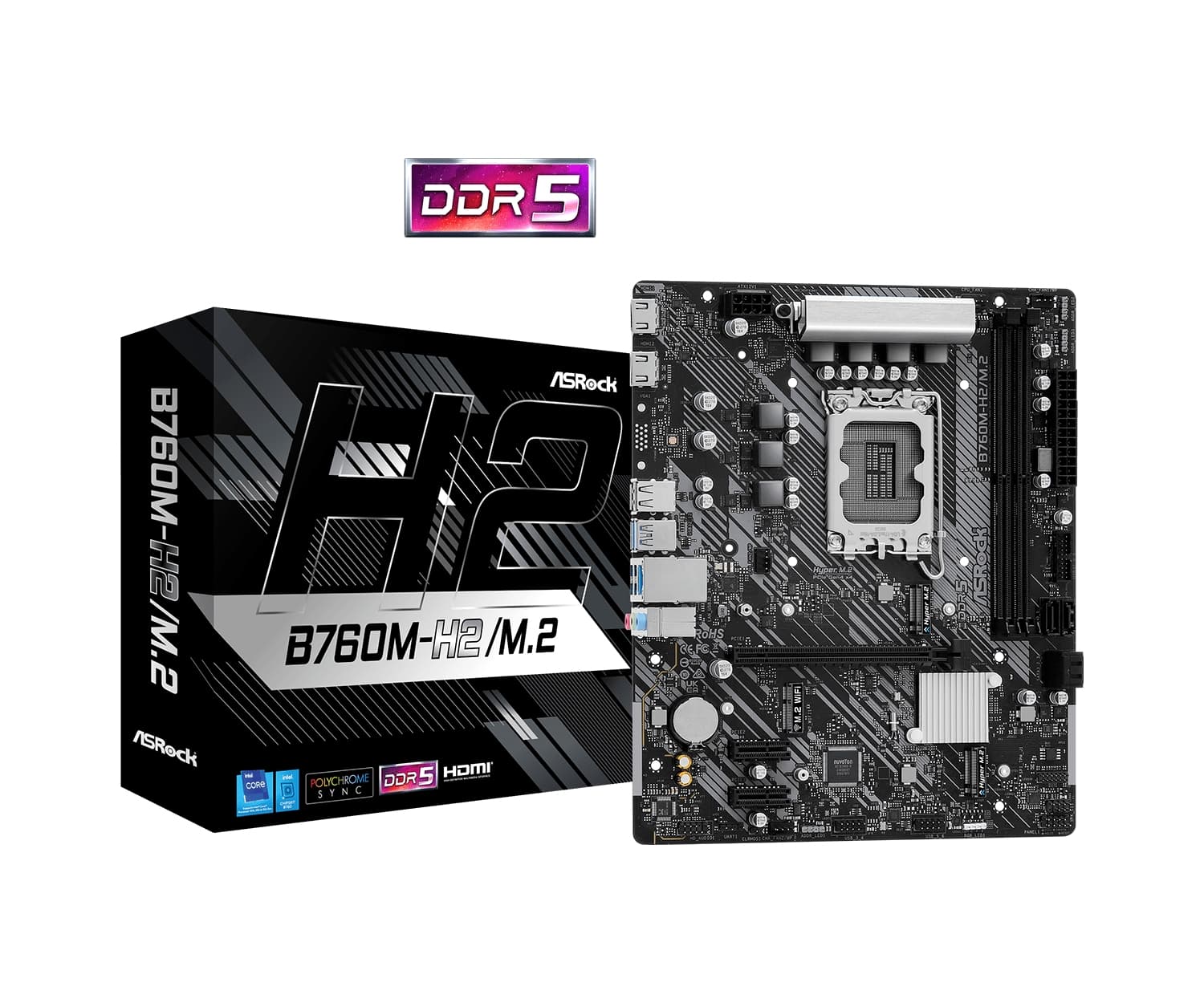 ASROCK Intel B760M-H2/M.2 LGA 1700