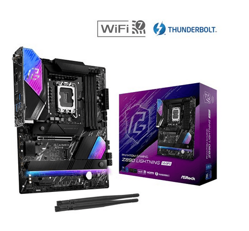 Asrock Z890 Lightning WiFi Intel Z890 LGA 1851 (Socket V1) ATX