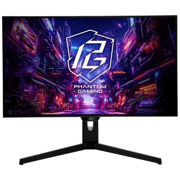 Monitor AsRock 27" PGO27QFS QHD 240Hz OLED HDMI/DP/USB-C FreeSync Premium Pro Preto