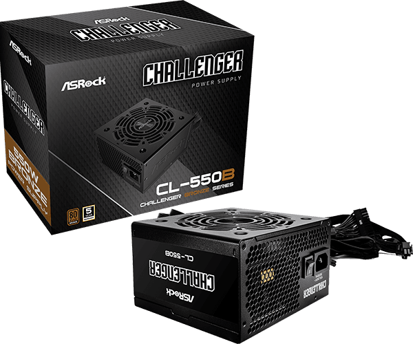 Asrock CL-550B Fonte de Alimentação Modular 550W 80 PLUS Bronze