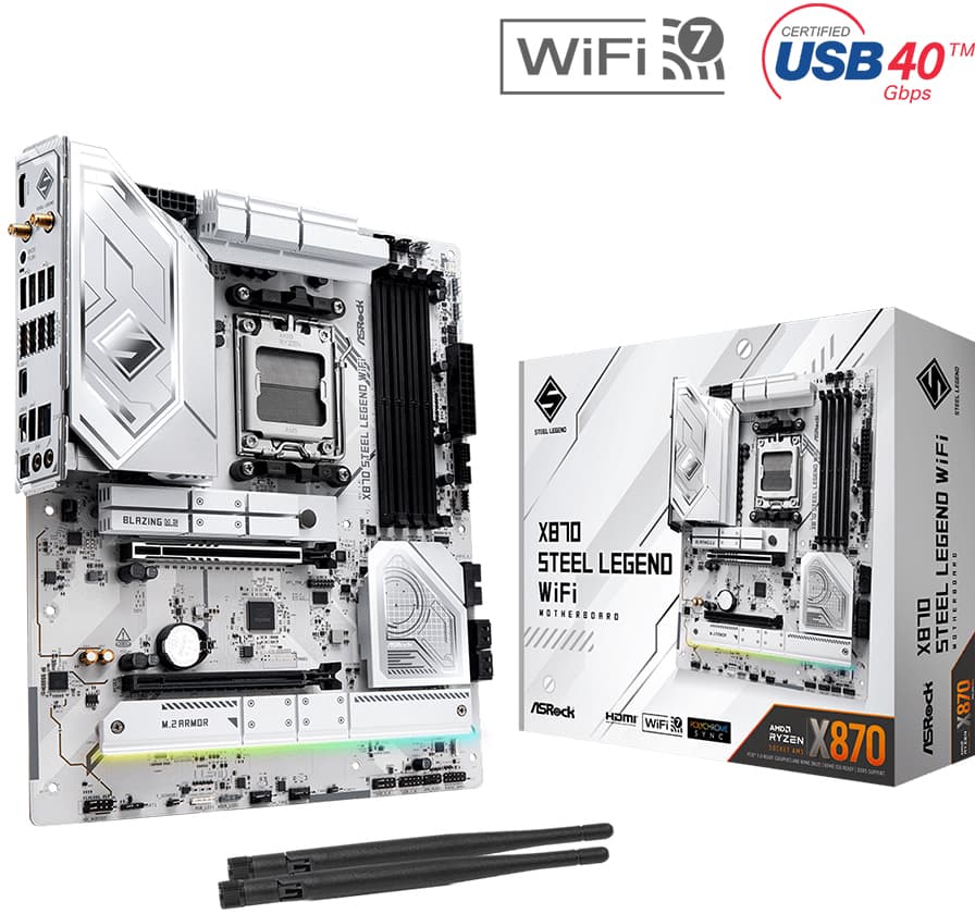 Motherboard ASRock X870 Steel Legend WiFi AM5