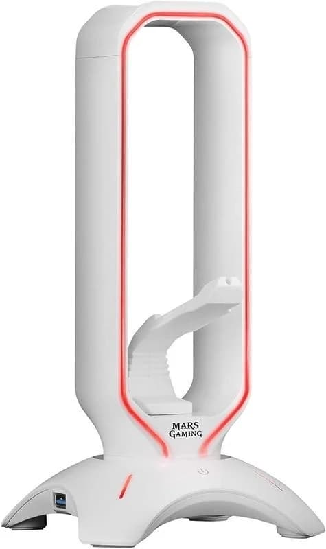 Suporte de Headset Mars Gaming MHHPRO RGB White