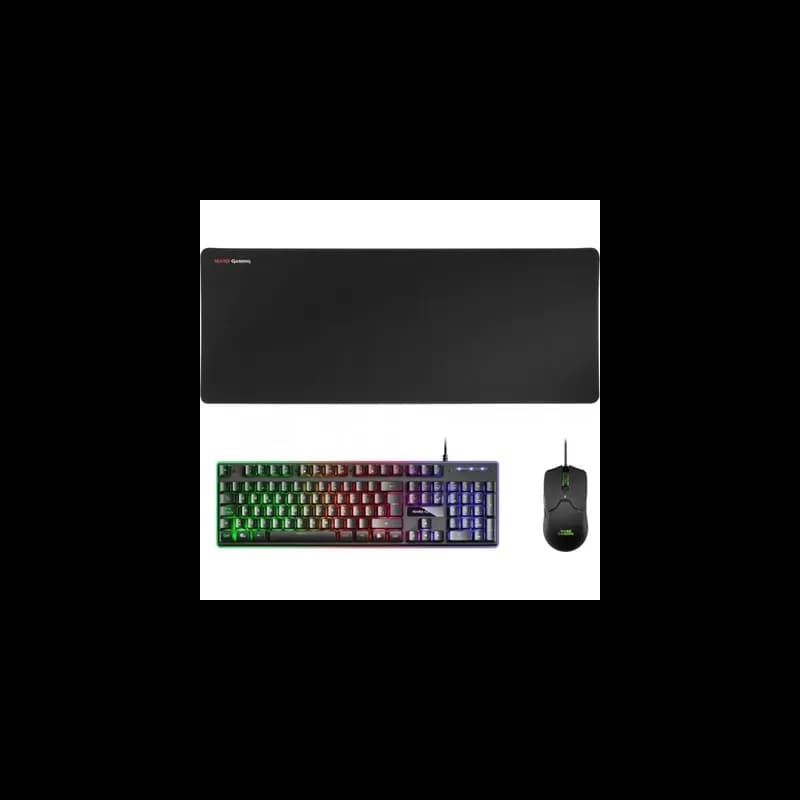Mars Gaming Combo MCPX GAMING 3IN1 RGB Negro