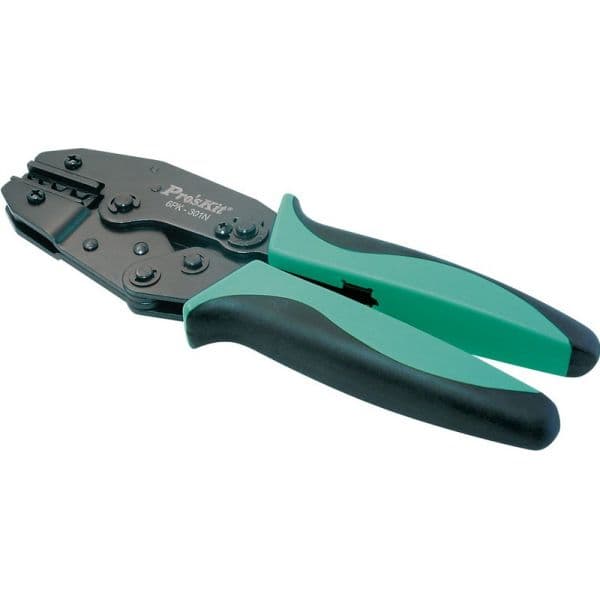 Pro's Kit Alicate Cravar Terminais Não Isolados (220mm) - 6PK-301N