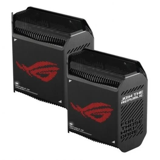 Asus ROG Rapture GT6 Router WiFi Mesh AX10000 Tri-Band MU-MIMO Preto Pack 2 Unidades