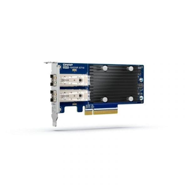 QNAP QXG-10G2SF-X710 Placa de Rede PCIe 3.0 x8 com 2 Portas SFP+ 10 Gigabit