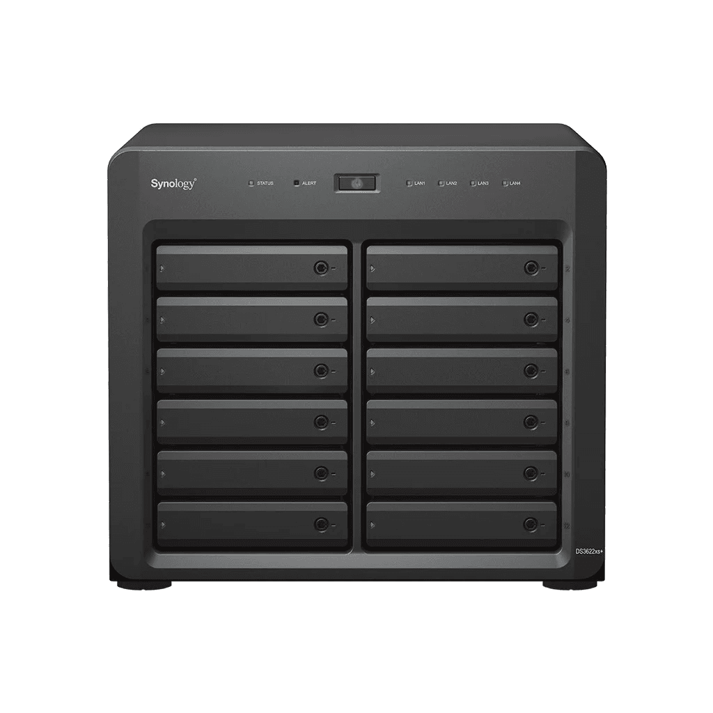 Synology DiskStation DS3622xs+ NAS 12 Baías 16GB RAM Preta