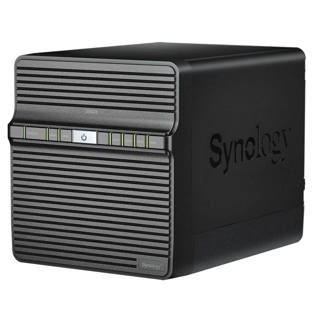 SYNOLOGY DISKSTATION DS423 - HASTA 30 CÁMARAS IP - HASTA 72TB