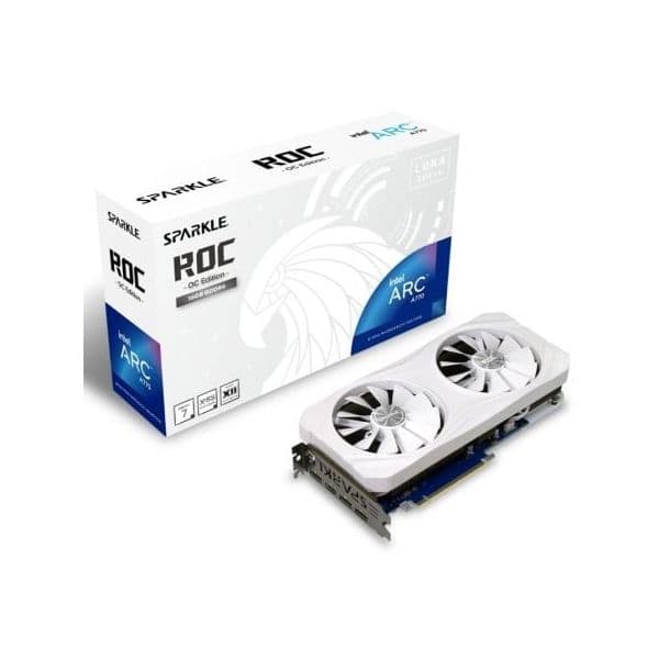 Sparkle ROC OC Edition Intel Arc A770 16GB GDDR6 Branca