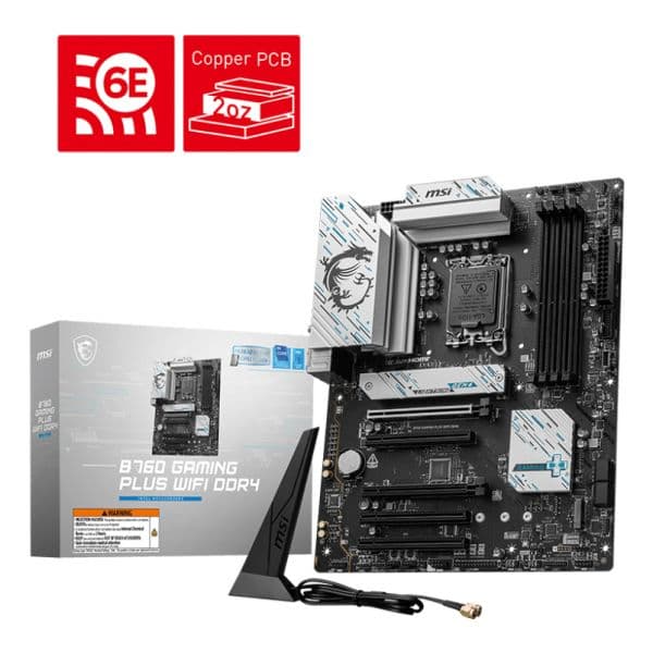 Motherboard MSI B760 GAMING PLUS WIFI DDR4 LGA 1700