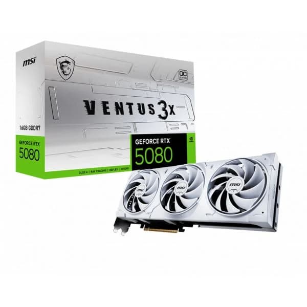 MSI GeForce RTX 5080 Ventus 3X OC WHITE 16GB GDDR7 DLSS4