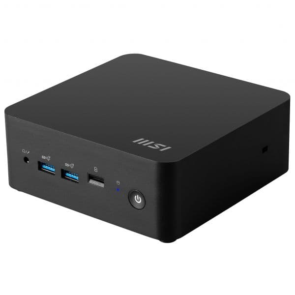 MSI Cubi NUC 1MG-237BEU Intel Core 7 150U Intel Graphics DDR5 Wi-Fi 6E Black