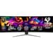 MSI MPG 491CQPXDE QD-OLED monitor de ecrã 124,5 cm (49") 5120 x 1440 pixels Dual QHD Preto