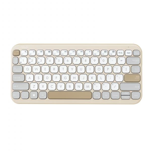 Teclado Asus KW100 Bluetooth Marshmallow Oat Milk Layout US