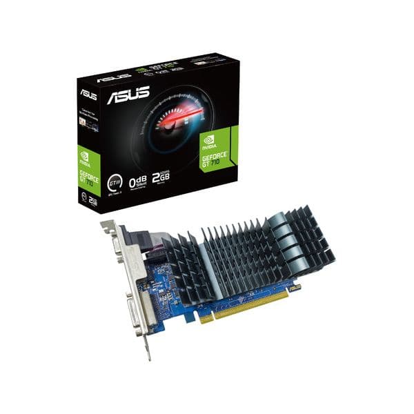 Placa gráfica Asus GeForce GT 710 SL EVO BRK/ 2GB GDDR5/ compatível com baixo perfil