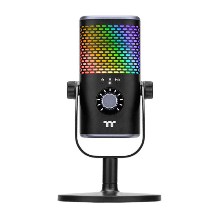 Thermaltake Microfone GS50 GSG-GSF-MCMTBK-01 Gaming Streaming RGB USB Preto