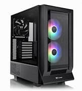 Thermaltake Ceres 350 MX Midi SPCC E-ATX RGB com Vidro Temperado Preta