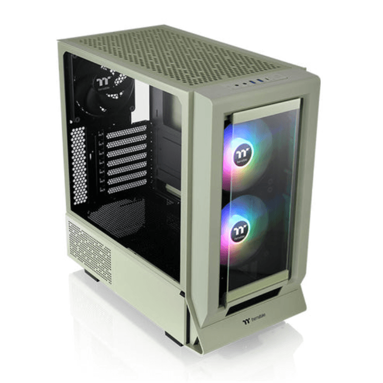 Thermaltake Ceres 350 MX Midi ATX RGB com Vidro Temperado Verde