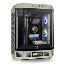Thermaltake The Tower 600 Midi Gaming ATX com Vidro Temperado e Iluminação RGB Verde