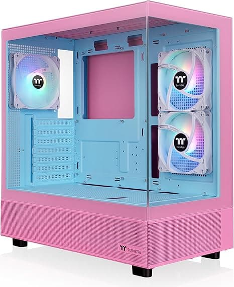 Thermaltake View 270 Plus TG ARGB Vidro Temperado Rosa