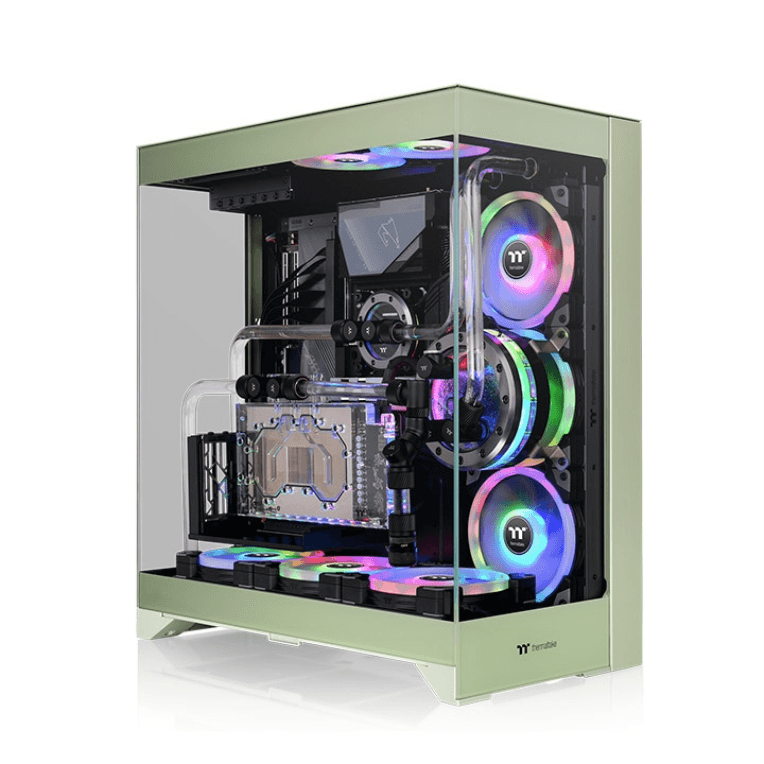 Thermaltake CTE E550 TG Vidro Temperado Matcha Green