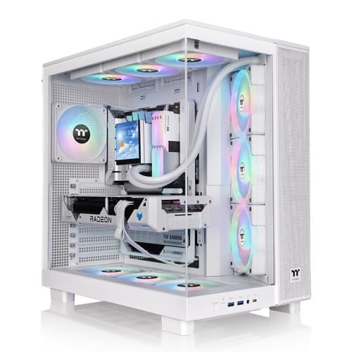 Thermaltake View 380 XL TG ARGB Vidro Temperado Branco