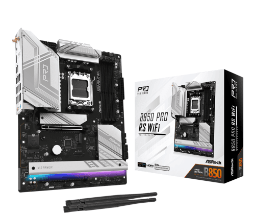 Motherboard Asrock B850 AM5 ATX B850 Pro RS WiFi 6E PCIe Gen4 Bluetooth