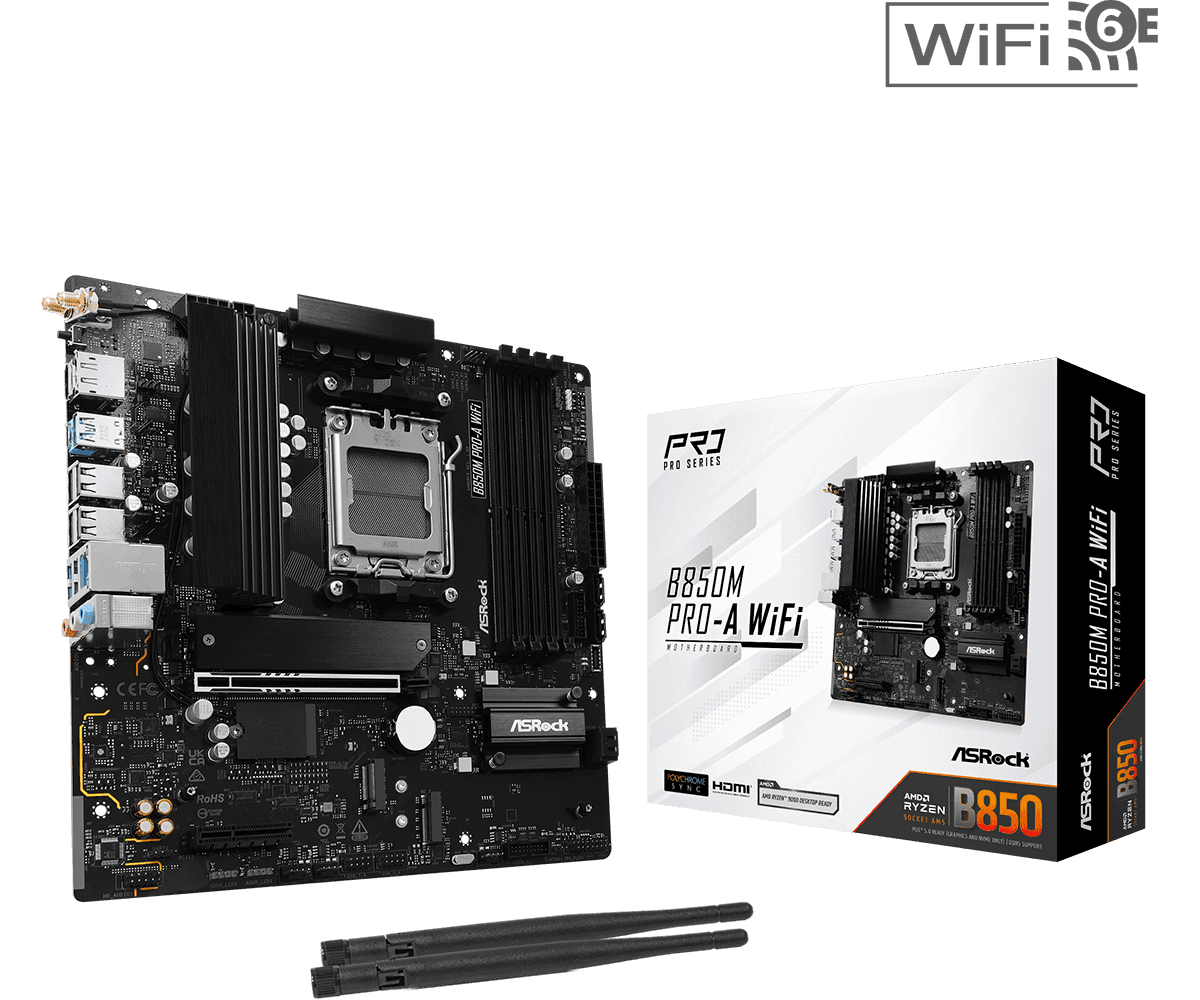 Motherboard AsRock B850M Pro-A WiFi AM5