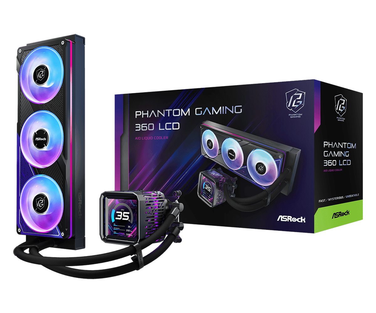 ASRock Phantom Gaming 360 LCD Black
