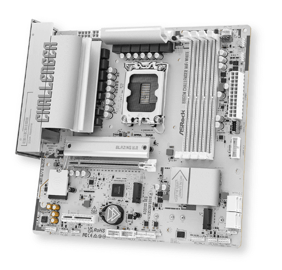 ASRock B860M Challenger WiFi White 1851 mATX HDMI/DP DDR5