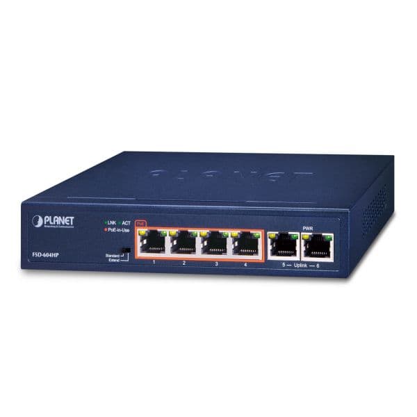Planet Switch 6 Portas FSD-604HP