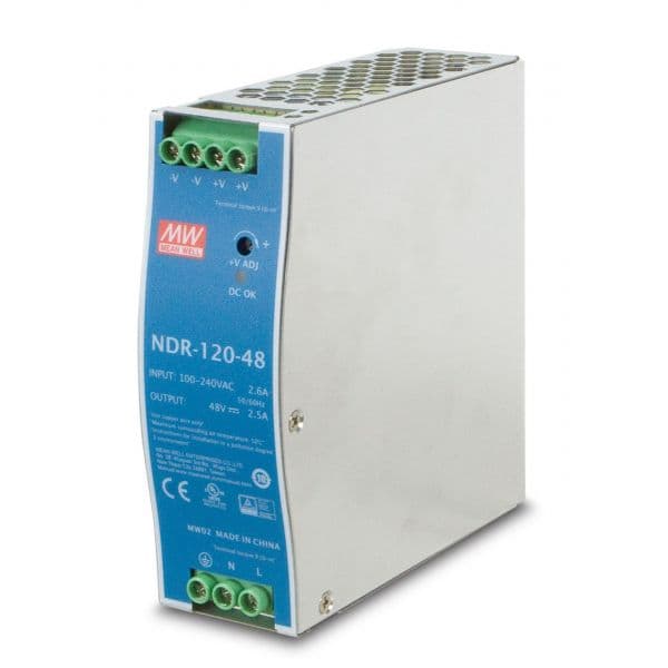 Planet PWR-120-48 120W DIN-Rail Azul/Cinza