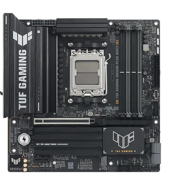 Motherboard ASUS TUF GAMING B850M-PLUS WIFI7 Micro-ATX AMD B850 AM5 DDR5 WiFi 7 2.5GbE RGB