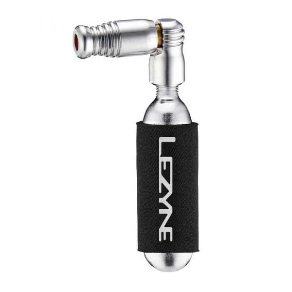 Lezyne Trigger Speed Drive Co2 Presta Only With Neoprene Sleeve Silver / Hi Gloss