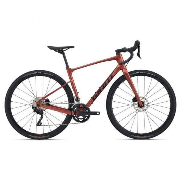 Giant Revolt Advanced 3 Tiagra 2023 Gravel Bike Vermelho M