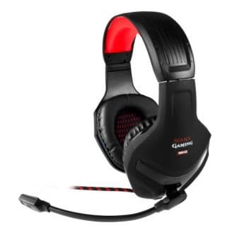 Mars Gaming MH2 Auriculares Gaming com Microfono Plegable – Diadema Ajustable – Almohadillas Acolchadas – comtrol en Auricular – Cable Trenzado de 2m