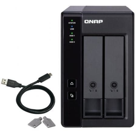 Unidade de Expansão NAS QNAP TR-002 - 2 Baías - USB Type C