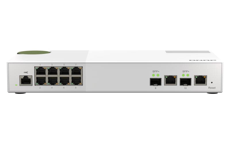 QNAP QSW-M2108-2C switch de rede Gerido L2 2.5G Ethernet (100/100
