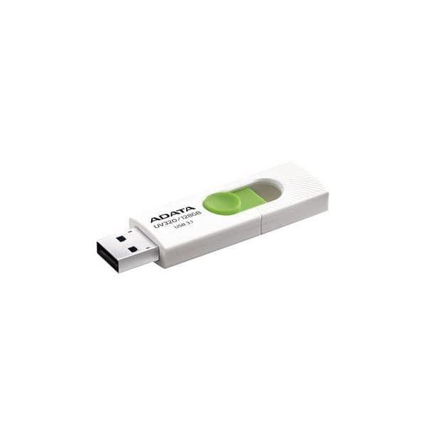 ADATA 128GB UV320 USB.3.1 White/Green - AUV320-128G-RWHGN