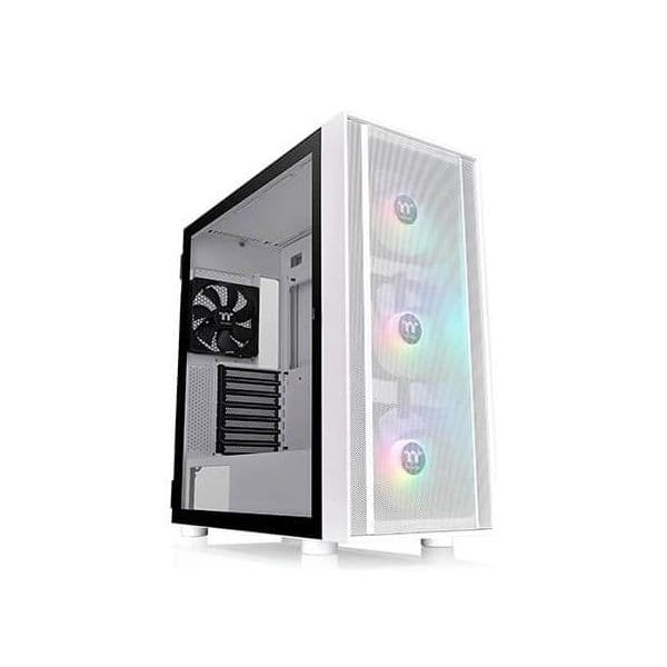 Thermaltake Caixa Pc Gaming H570 Tg Branco Atx 2 X usb 3.2 3 X 120mm a - CA-1T9-00M6WN-01