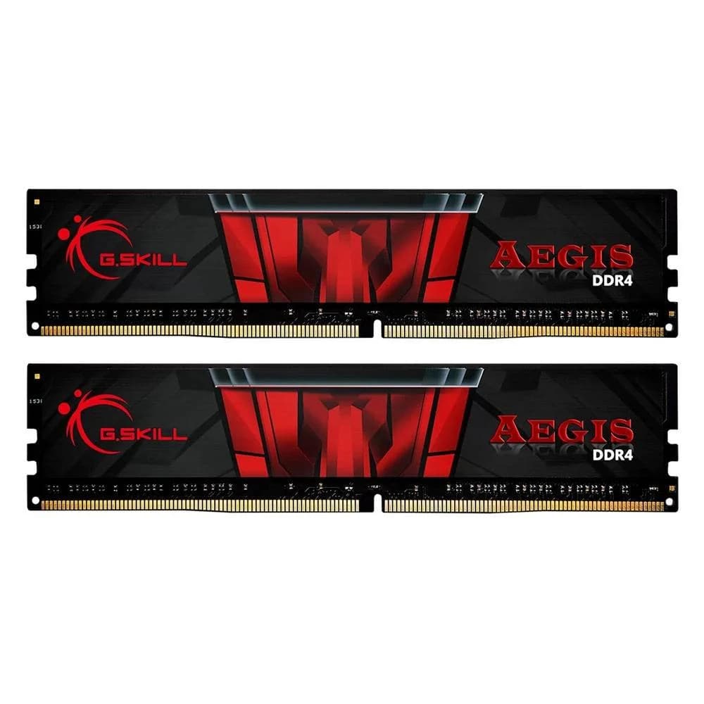 Memória RAM G.Skill 16GB Aegis 2x 8GB DDR4 3200MHz PC4-25600 - F4-3200C16D-16GIS