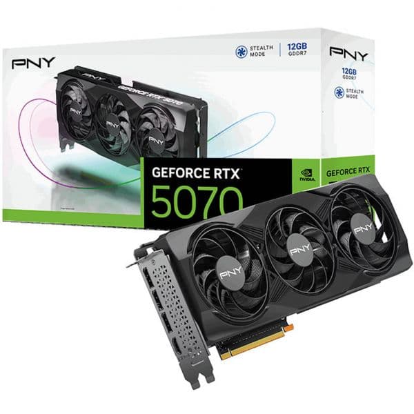 PNY GeForce RTX 5070 Gaming Triple Fan OC 12GB GDDR7 DLSS4