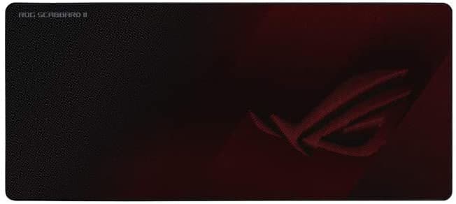 ASUS ROG Strix Scabbard II Tapete Gaming Preto, Vermelho