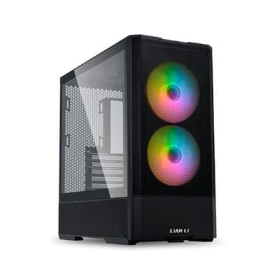 Caixa ATX Lian Li Lancool 207 Digital Preta Vidro Temperado