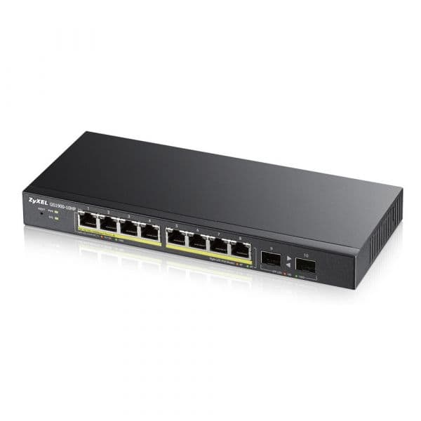 ZyXEL GS1900-10HP 10 Portas - GS1900-10HP-EU0101F